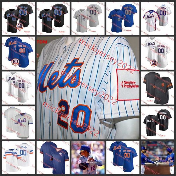 

pete alonso carlos carrasco max scherzer baseball jersey custom stitched mens youth francisco lindor jeff mcneil david peterson edwin diaz j, Blue;black