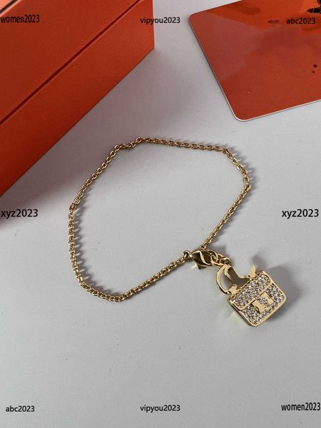 

women designer jewelry gold letter decoration bracelets fashion diamond design pendant ldentification bracelets #including brand box new arr, Black