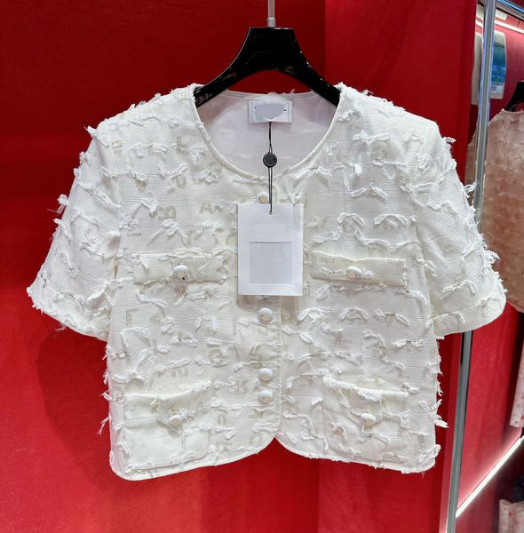 

european fashion brand gold letter printed short sleeved jacket, Black;brown