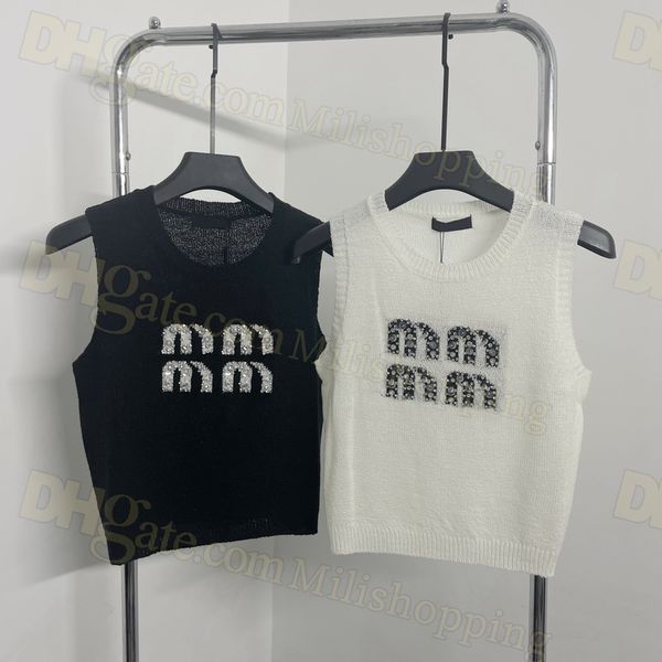 

women bead knits designer tanks party camis soft women clothing, White