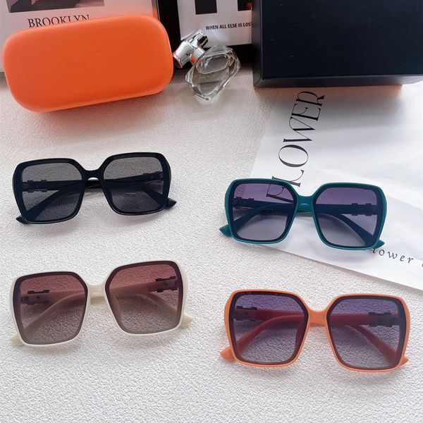 

wholesale womens sunglasses h glasses fashion ins net red same men women european and american travel vacation leisure cycling orange sungla, White;black