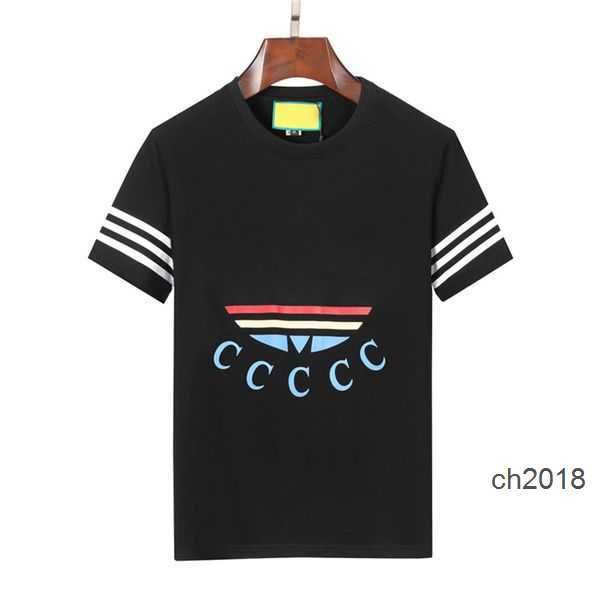 

fashion t shirts mens designers tees apparel man s casual chest letter shirt luxurys clothing street sleeve clothes tpjh, White;black
