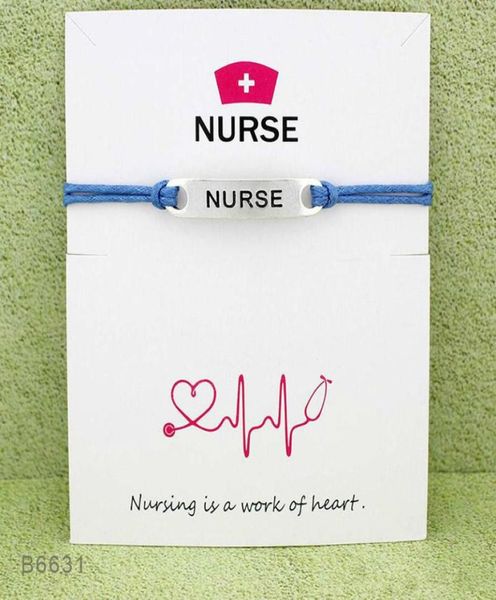 

fashion favourite infinity wish bracelet with card leather rope string bracelet bangle for women girl girlfriend nurse039s day 3173306, Golden;silver