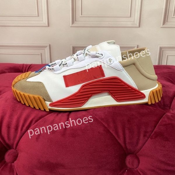 

2023 luxury designer woman shoe leather lace up men fashion platform sneakers white black mens womens casual shoes