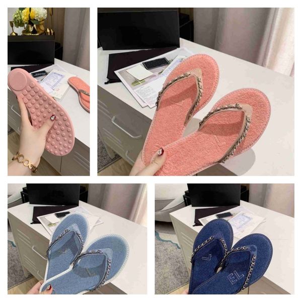 

2023 designer slippers clip toe woman sandals casual female flats slides beach footwear new flip flops ladies fashion footwear tb canvas, Black