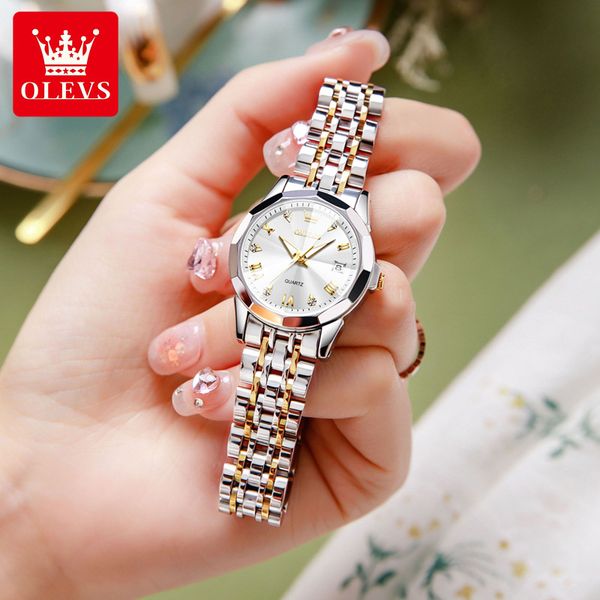 

2023 new oris brand watch, niche fashion quartz watch, tiktok explosion, vintage women's watch, women's watch, Slivery;golden