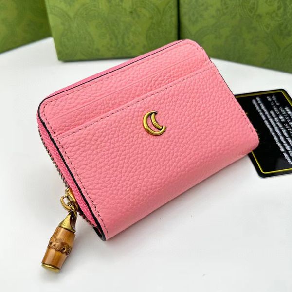 

23ss mens womens short wallets solid color cowhide card holder genuine leather handbag luxurys designers bag ladies travel wallet coin purse, Brown;gray