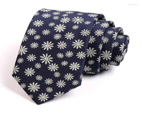 

bow ties men business work necktie snowflake print 7cm tie for fashion formal neck gentleman blue with gift box1047089, Black;gray