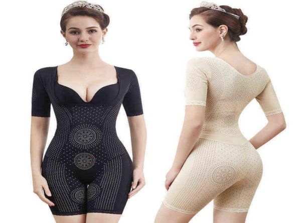 

nxy garment autumn short sleeve flat angle back off onepiece body shaping clothes postpartum women039s large waist lifting hip1538611