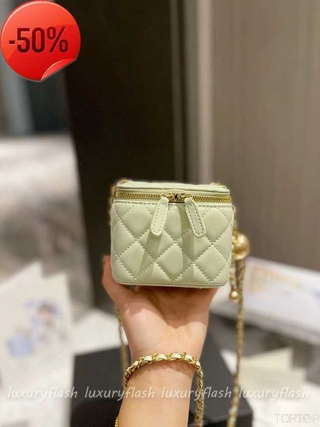 

women crossbody bags shoulder handbags designer luxury mini portable box cosmetic lipstick bag sheepskin black ladies fashion small purhke