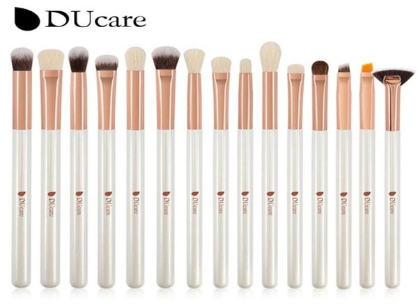 

ducare eye makeup brushes 15pcs eyeshadow set with soft synthetic hairs wood handle for eyebrow blending 2207279100238