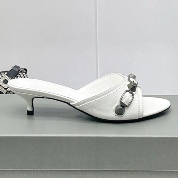 

2023 New heels sandal Popular designers for womens slippers Spring summer classic fashion unique style sandals slipper, Black