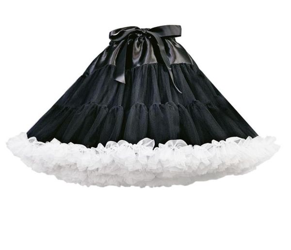 

petticoats lady girls underskirt for party white blue black ballet dance skirt tutu2320698