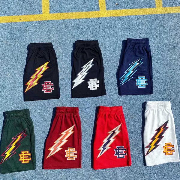 

2023 new eric emanuel ee basic shorts fitness fast dry breathable sports fashion basketball shorts jogging mesh shorts men's, White;black