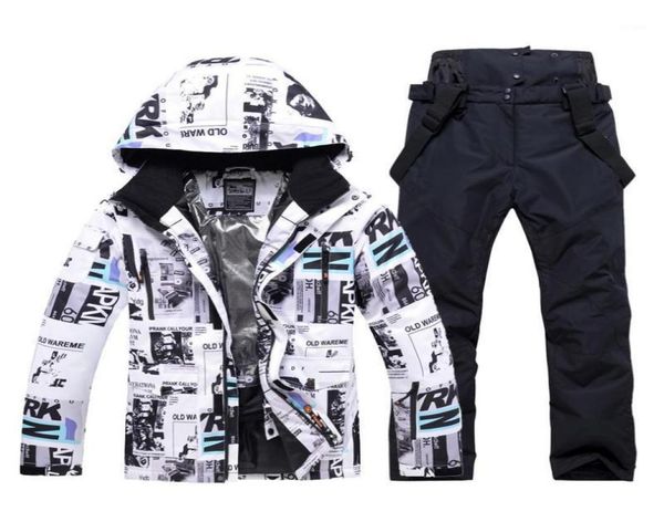 

winter ski suit for men warm windproof waterproof outdoor sports snow jackets and pants male equipment snowboard jacket19710835