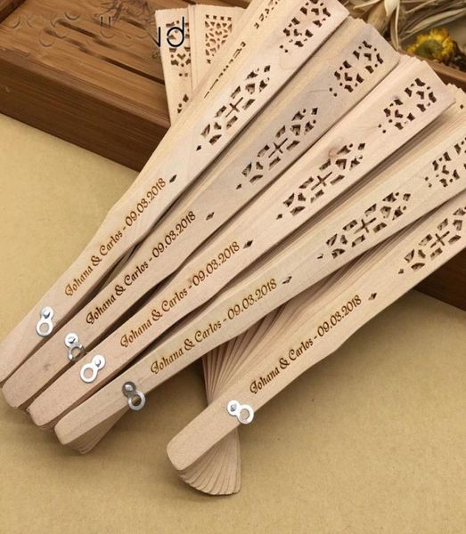 

personalized wedding favors sandalwood hand fans anniversary souvenir party birthday gifts in bulk 50pcs lot1580195
