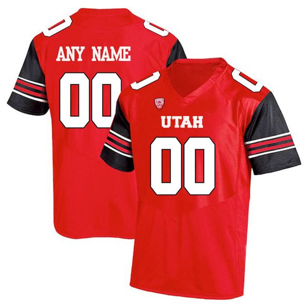 

custom utah utes jerseys customize men college red black us flag fashion size american football wear stitched jersey