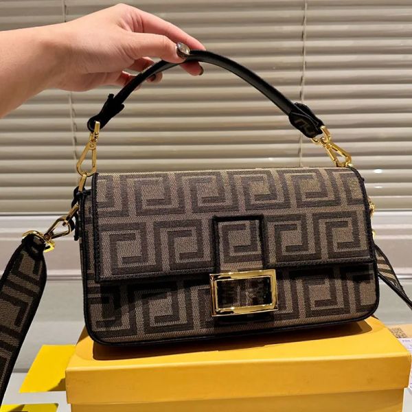

Designer Fashion Women Crossbody Bags Brand Vintage Shoulder Canvas Messenger Bag Underarm Handbag Purse Wallet 2305231D e9, Deep brown