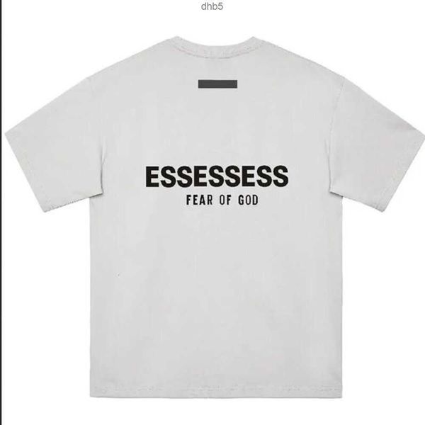 

designer essentail t shirt men&women shorts essent t-shirt casual printed sports suit essentia high street loose short sleeve essen oversize, White;black