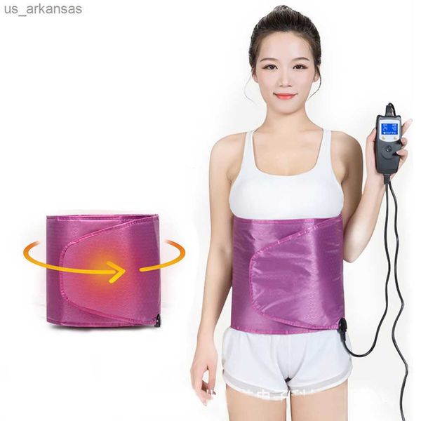 

full body massager far infrared heating slimming belt waist protection warm uterut sauna fat burner weight loss for women men eu us plug l23
