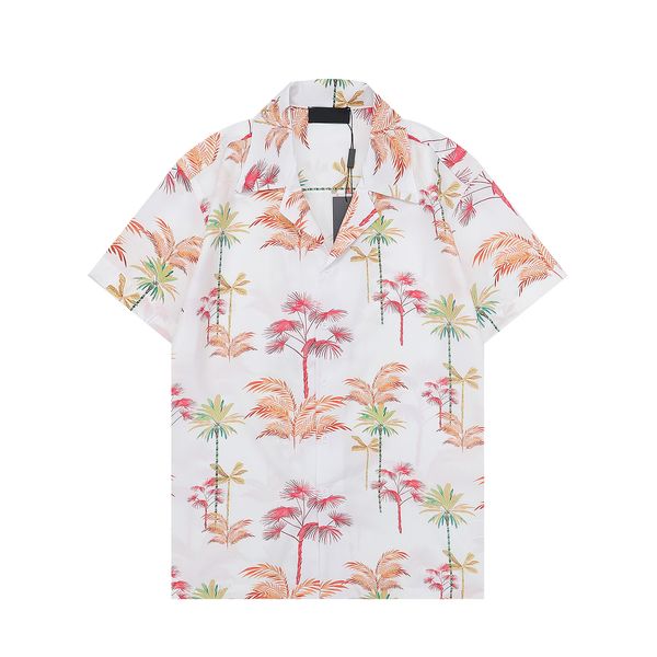 

mens designer luxury dress shirts silk shirt luxury clothes short sleeve letter clowers print casual summer collar mens mix colors size -3x, White;black