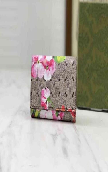 

pvc flower whole keys holder bags case wallet six key hooks with dust bag and original box4369183