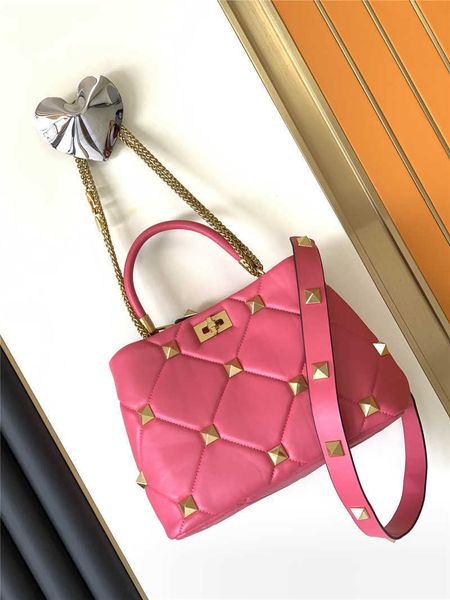 

valantion bag women bags beach designer bag crossbody handbags fashion riveted luxurys sheepskin large capacity bucket leather handbag lucc
