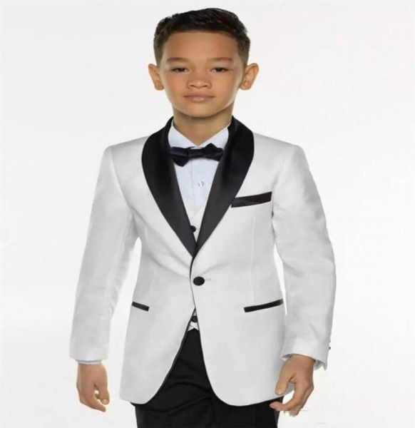 

white boys tuxedo boys dinner suits 3 piece boys black shawl lapel formal suit tuxedo for kids tuxedo for wedding party jacketpan8458950