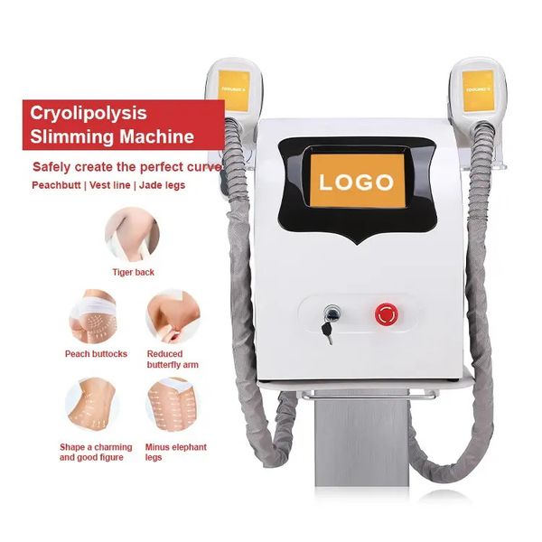 

double handles silicon weigh slimming machine fat dissolving body slimming shaping cryolipolysis 360 cryo fat e