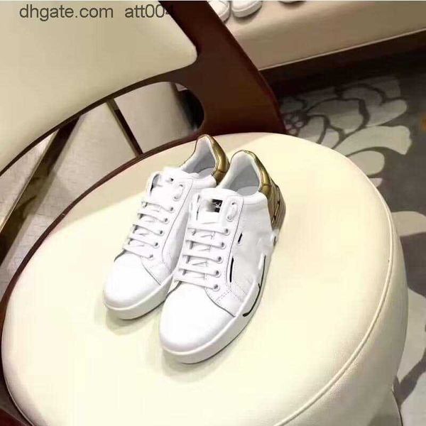 

shoes designer luxury version art design graffiti style home couple style increased white shoes dg gabana, Black