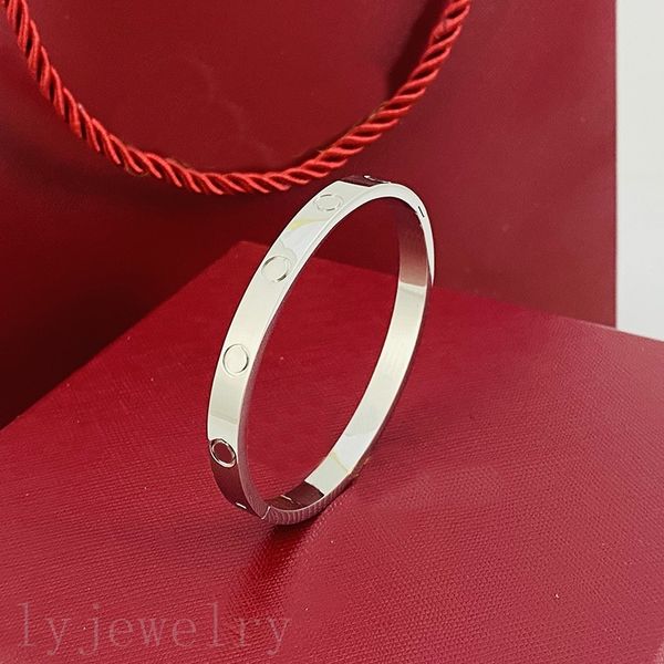 

love womens men designer bracelet cuff luxury jewelry splice design diamonds inlay bracelets silver gold plated love bangle present charming, Black