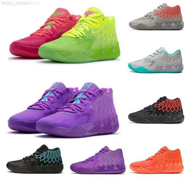 

lamelo ball 1 mb.01 men basketball shoes sneaker black blast buzz city lo ufo not from here queen city rick and morty mens trainers sports s