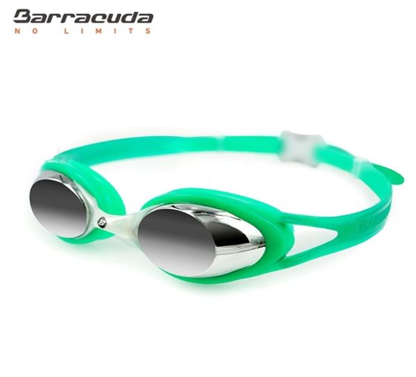 

barracuda kids swimming goggles antifog uv protection for children age 715 yearolds 34710 green color 2201088347226