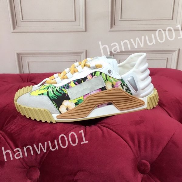 

2023 r fashion mens casual shoes striped vintage shoe vintage trainers lace-up platform sneaker, Black