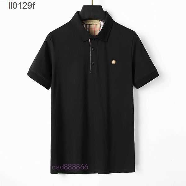 

32 mens stylist polo shirts luxury italy men clothes short sleeve fashion casual men's summer t shirt many colors are available size m-, White;black