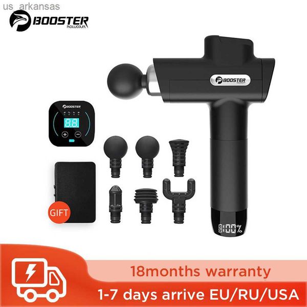 

full body massager booster m2-d professional powerful massage gun lcd touch control 30 adjustable levels body neck back massager for gym fit