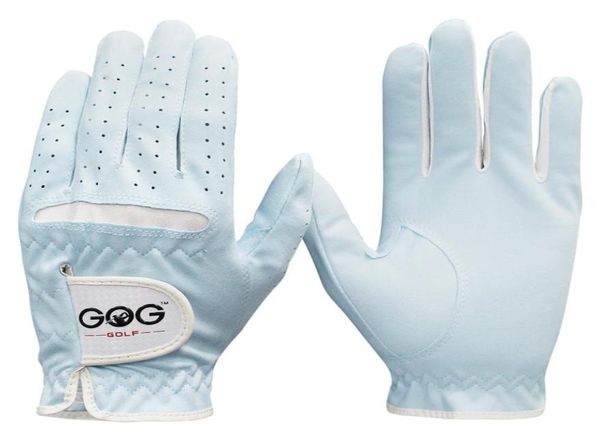 

pack 1 pair gog golf gloves 2 color professional breathable soft fabric for women outdoor training golf supplies 2207121756785, Black