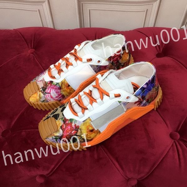 

2023 new luxury designer casual shoes mens vintage trainers striped sneakers women fashion shoe lace-up platform sneaker, Black