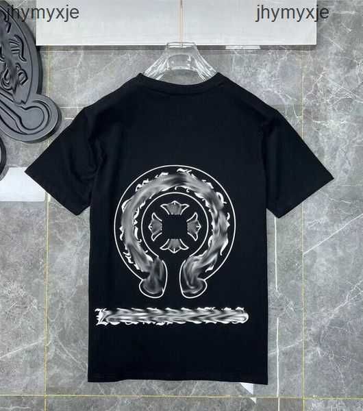 

mens classic t shirt heart fashion ch brand letter sanskrit cross pattern sweater tshirts designers chromes pullover cotton tshirts pr 9y10, White;black