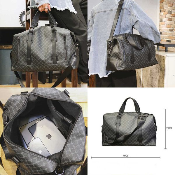 

nxy duffel bags fashion waterproof travel men/women fitness handbag leather shoulder large tote luggage male/female 230424