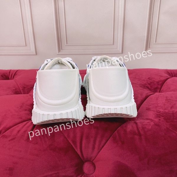 

2023 designer woman shoes leather lace up men fashion platform sneakers white black mens womens casual shoes