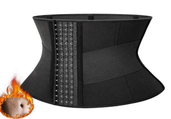 

women neoprene waist trainer cincher corset tummy control slimming sheath belly reduce shapewear trimmer belts sweat girdle7122690