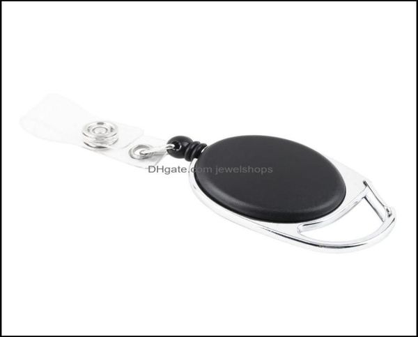 

keychains fashion accessories retractable pl key ring chain reel id lanyard name tag card badge holder recoil belt clip classic ke5496024, Silver