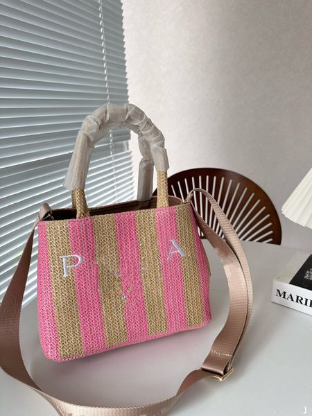 

women new tote bag natural lafite woven shoulder bags hobo handbag fashion shopping satchels crossbody messenger bags luxury designer purses