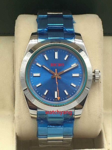 

designer watch 40mm size 316 fine steel folding buckle luminous function fully automatic mechanical movement, Slivery;black