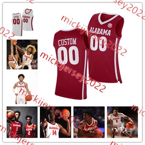 

javian davis alabama crimson tide basketball jersey herbert jones 2 kira lewis jr. 35 raymond hawkins 30 galin smith alex tchikou jaden shac, Black;red
