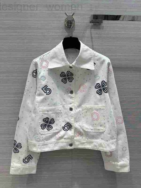 

women's jackets designer 2023 denim luxury fashion single breasted pocket jacket women lapel long sleeve loose casual coat, Black;brown