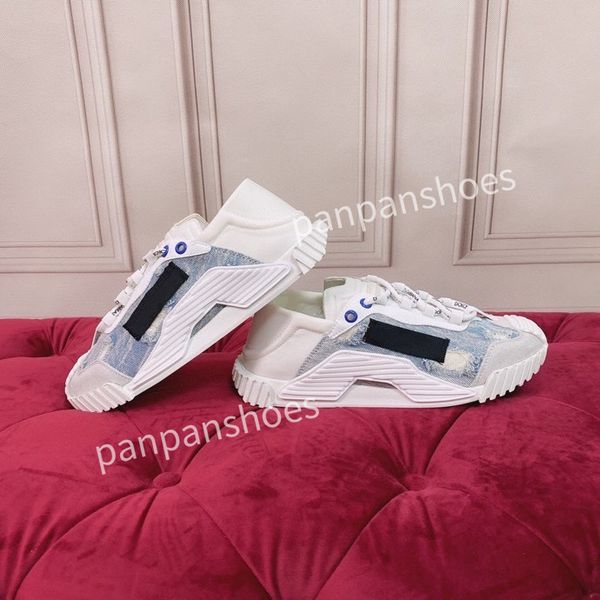 

new designer woman shoes leather lace up men fashion platform sneakers white black mens womens casual shoes