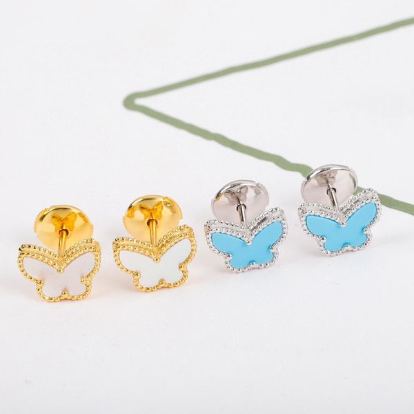 

necklaces brand pure sterling jewelry for women mother of pearl butterfly wedding jewelry set necklace bracelet set luxury top, Silver