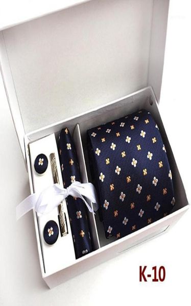 

bow ties fashion 6pcsbox mens tie men accessories neck set gifts for neckties 8cm slim17509350, Black;gray